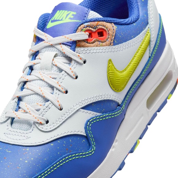 Nike Air Max 1 \'Paint Splatter\' Size 1Y Sneakers main image 1